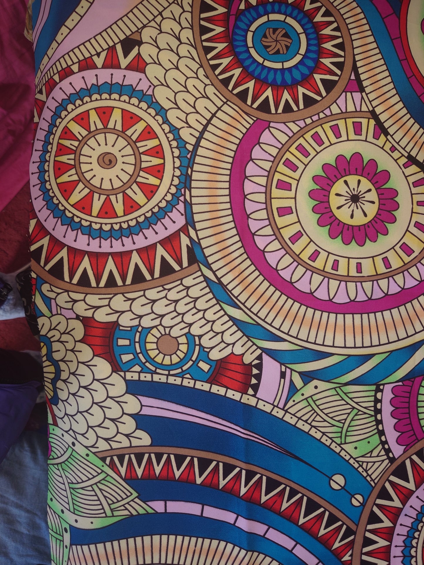 African Fat Quarters Fabric Bundle – 5 PCS Vibrant Print Fabrics