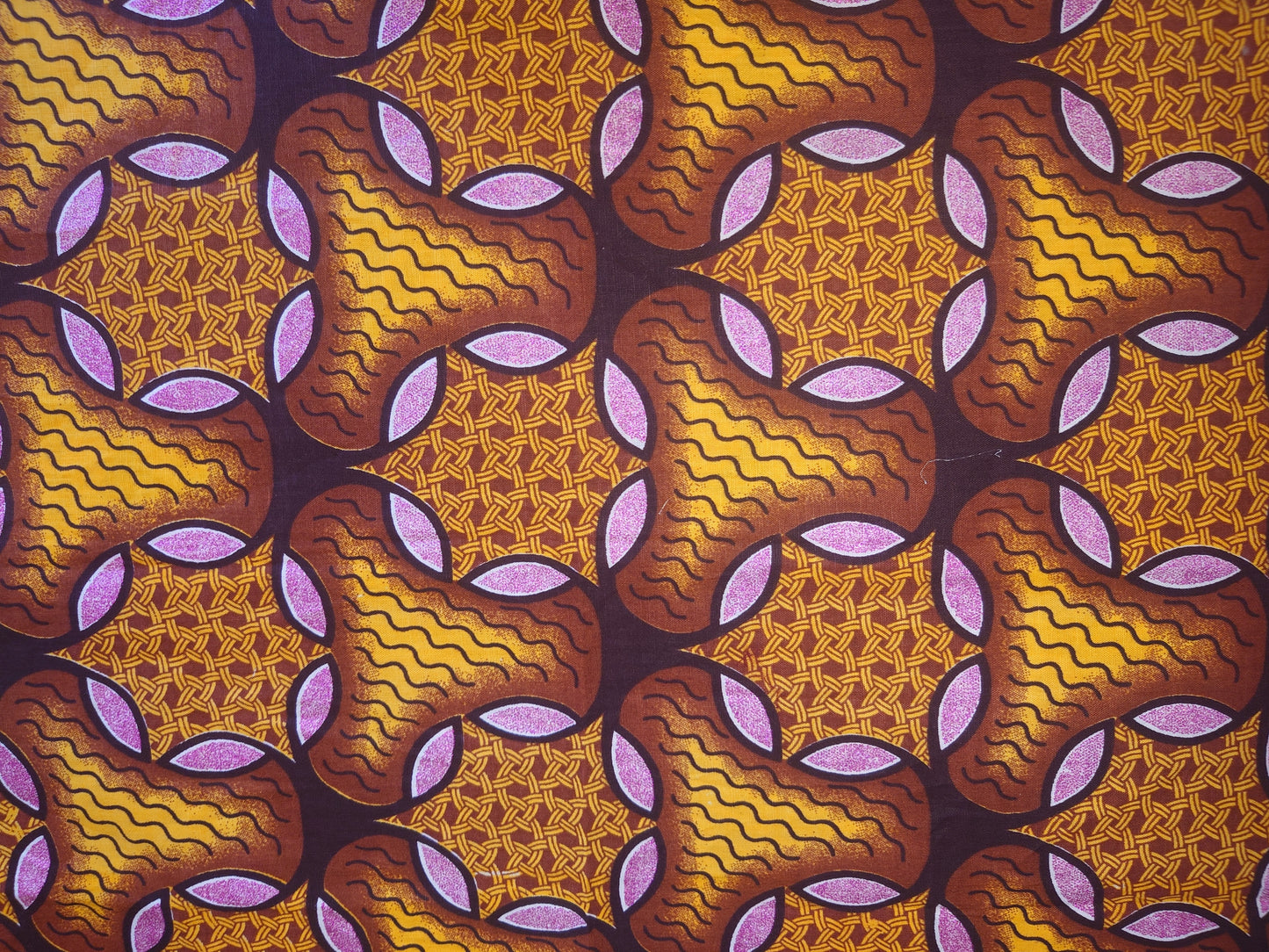 African Fat Quarters Fabric Bundle – 5 PCS Vibrant Print Fabrics