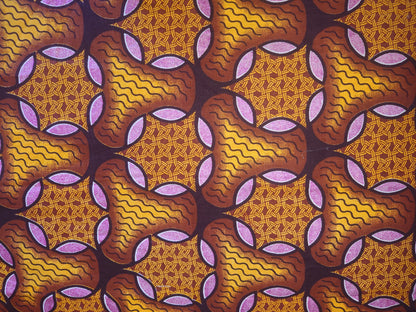 African Fat Quarters Fabric Bundle – 5 PCS Vibrant Print Fabrics