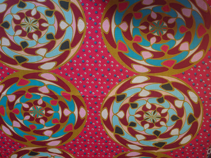 African Fat Quarters Fabric Bundle – 5 PCS Vibrant Print Fabrics